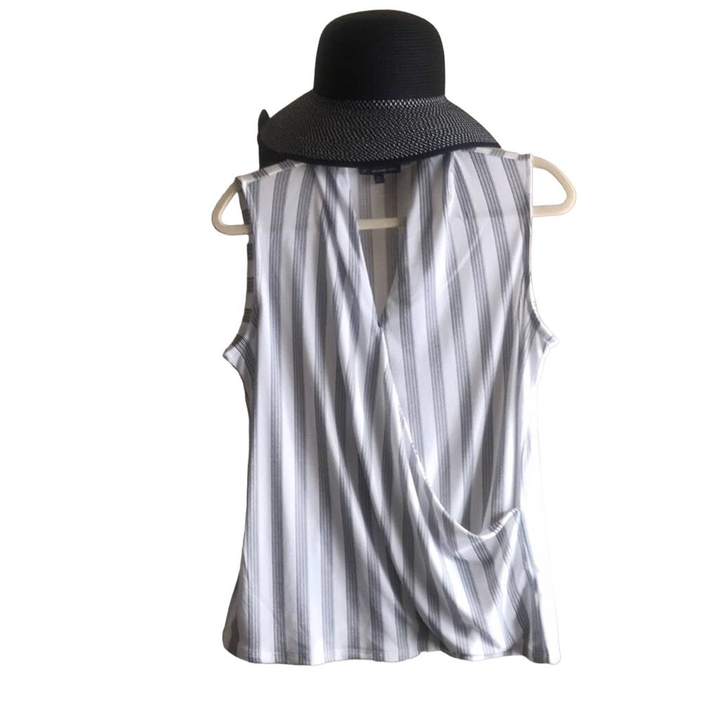 Adrianna Papell Surplice Sleeveless Top